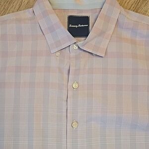 Tommy Bahama Men's Long Sleeve Button Down‎ Plaid Shirt XLT